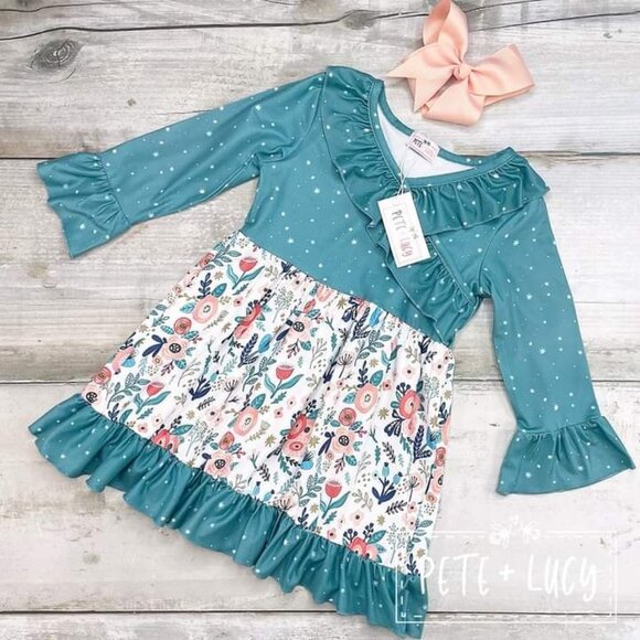 Pete & Lucy Teagan Floral Dress - Picture 1 of 6